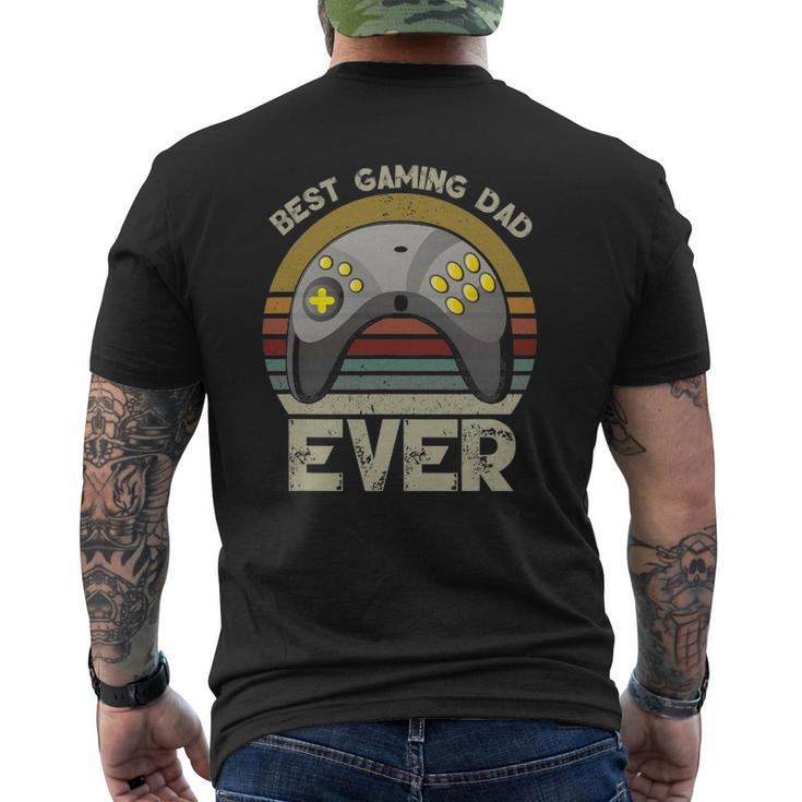 Best Gaming Dad Ever Gamer From Son To Dad Mens Back Print T-shirt