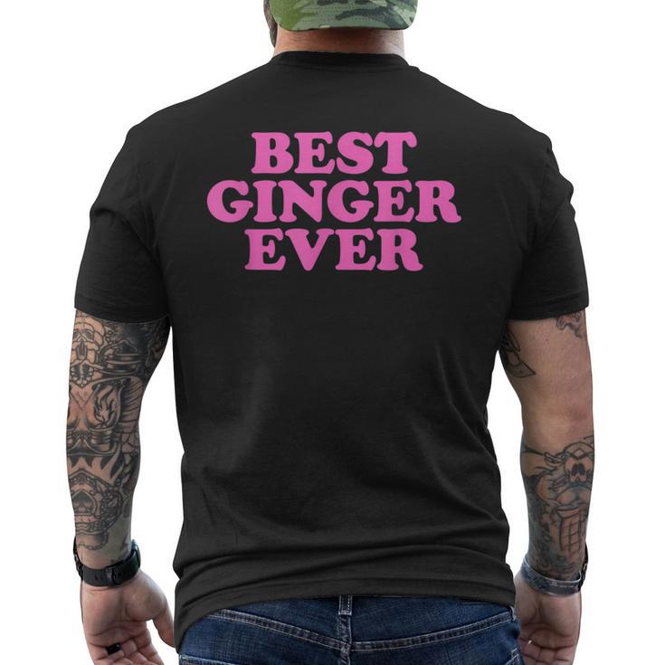 Best Ginger Ever Best Ginger Ever T-Shirt mit Rückendruck