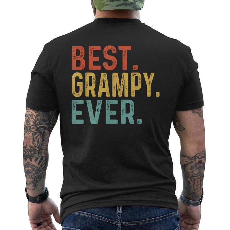 Best Grampy Ever Retro Vintage Unique For Grampy Men's T-shirt Back Print