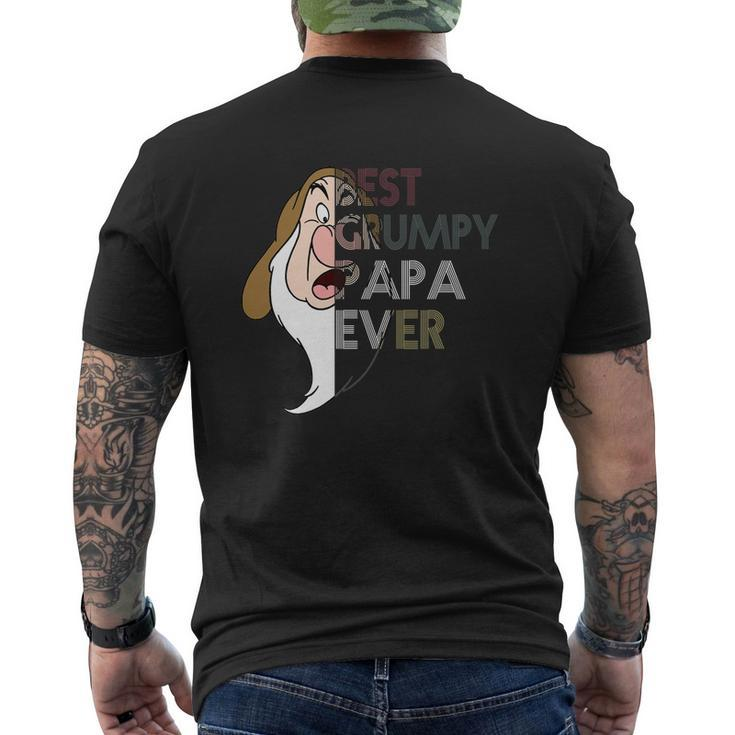 Best Grumpy Papa Ever Fathers Day Christmas For Dad Good For Dad Mens Back Print T-shirt