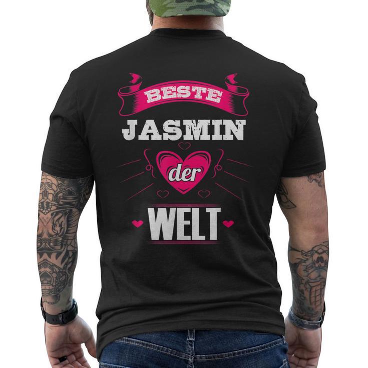 Best Jasmine Der Welt T-Shirt mit Rückendruck