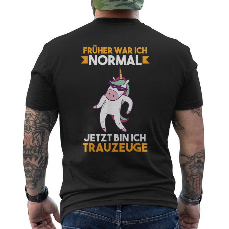 Best Man T-Shirt mit Rückendruck