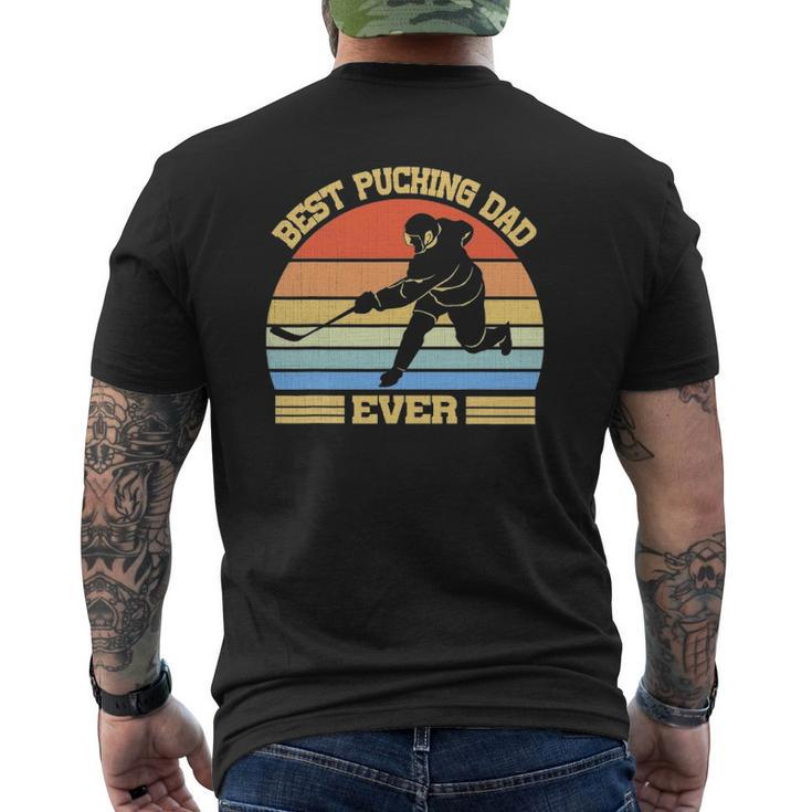 Best Pucking Dad Vintage Retro Fathers Day Dads Mens Back Print T-shirt