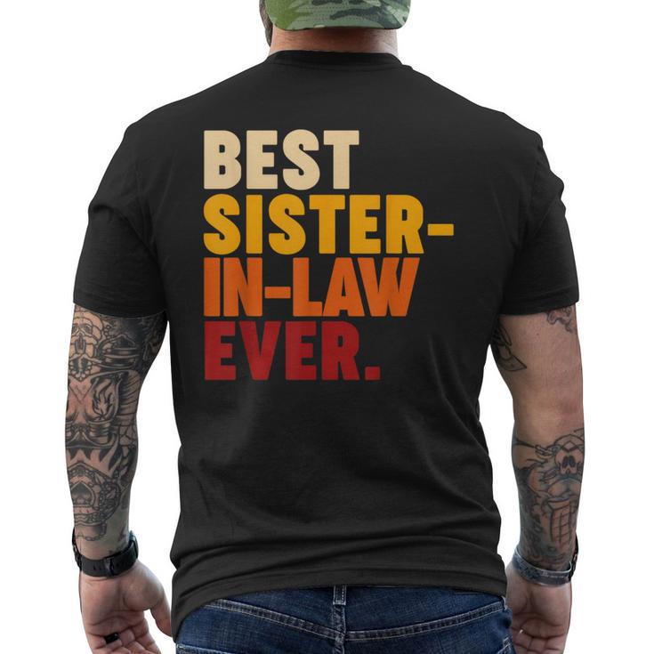 Best Sister-In-Law Ever Men's T-shirt Back Print