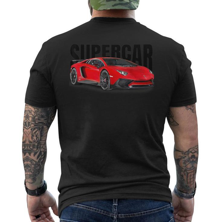 The Best Supercar Racing Fan On The Planet Men's T-shirt Back Print