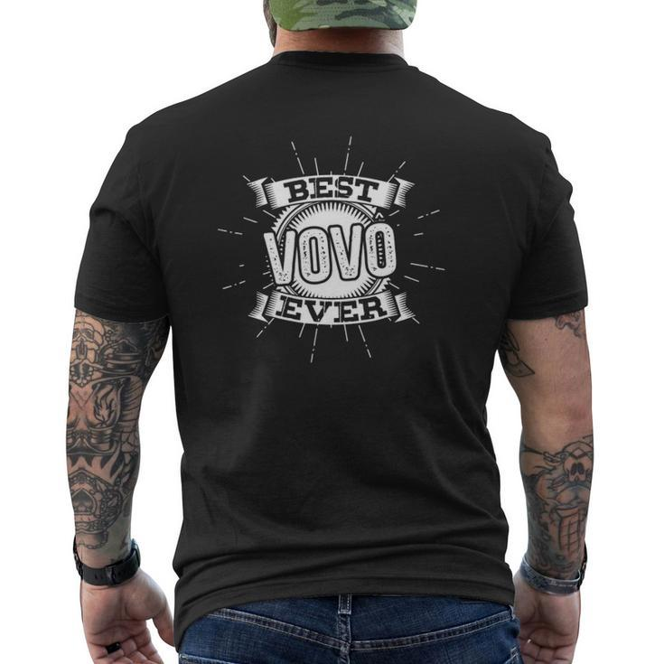 Best Vovo Ever Father's Day For Portuguese Grandpa Mens Back Print T-shirt