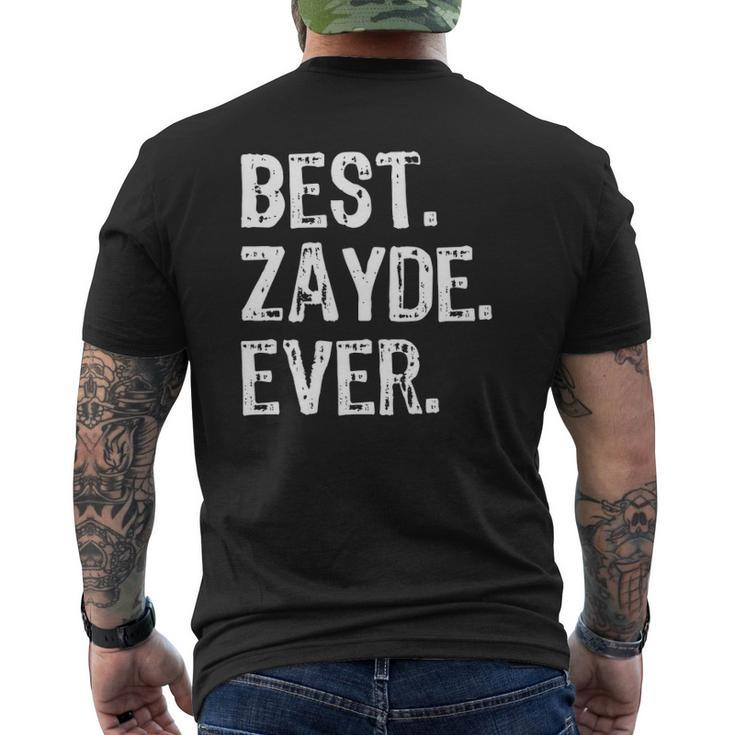 Best Zayde Ever Cool Father's Day Mens Back Print T-shirt