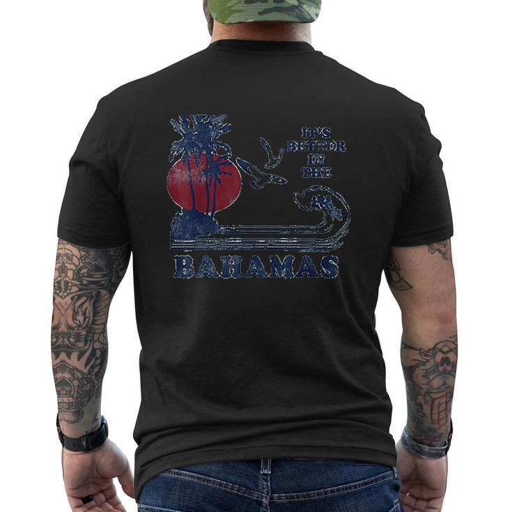 It Is Better In The Bahamas Vintage 80S 70S Mens Back Print T-shirt