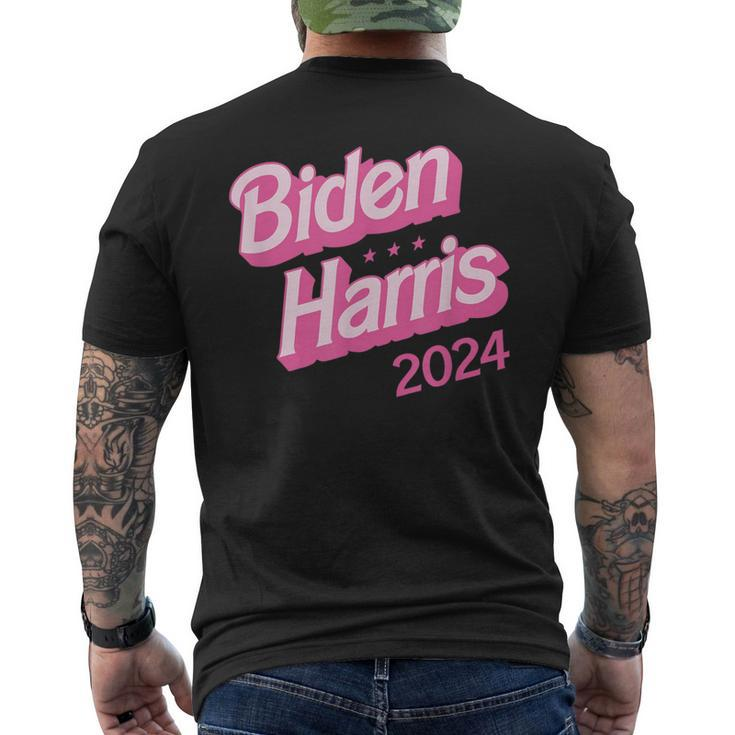 Biden Harris 2024 Joe Kamala President Men's T-shirt Back Print