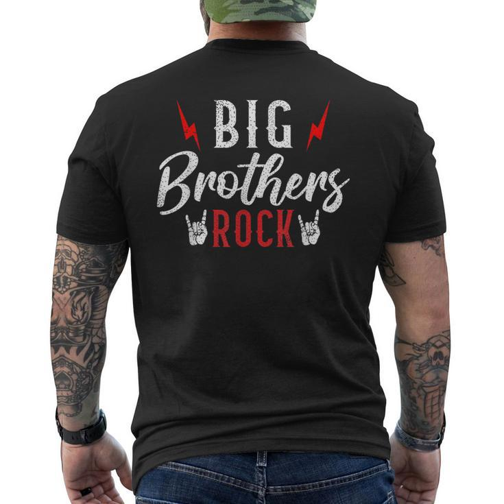 Big Brothers Rock Big Brother Men's T-shirt Back Print