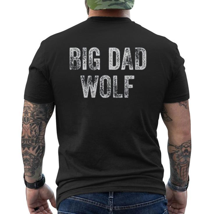 Big Dad Wolf Mens Back Print T-shirt