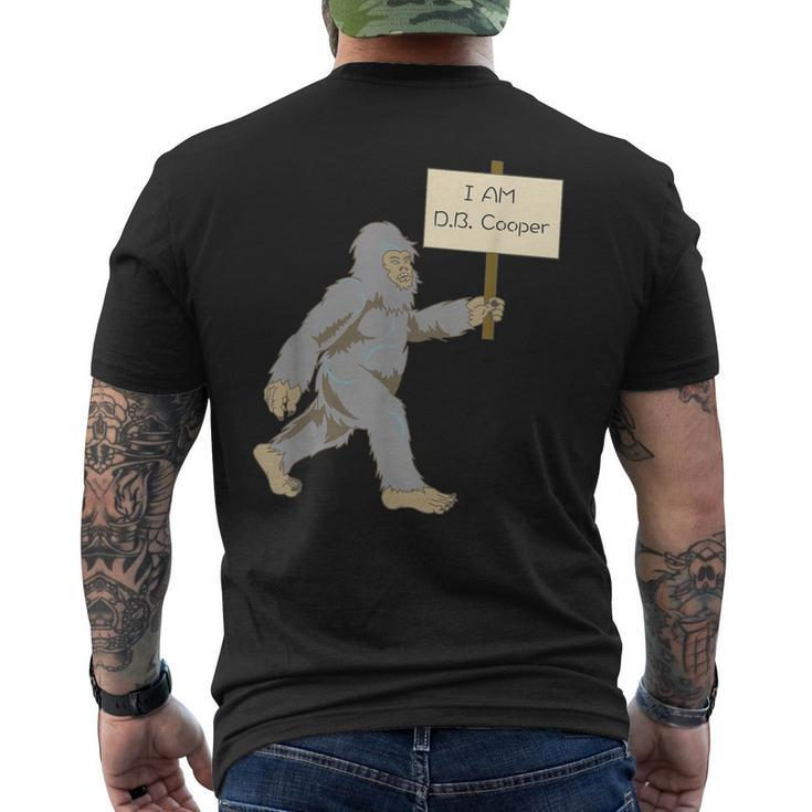 Bigfoot Db Cooper Yeti Sasquatch Squatch Men's T-shirt Back Print