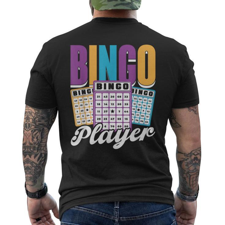 Bingo Spieler Humor Liebhaber Spiel Bingo T-Shirt mit Rückendruck
