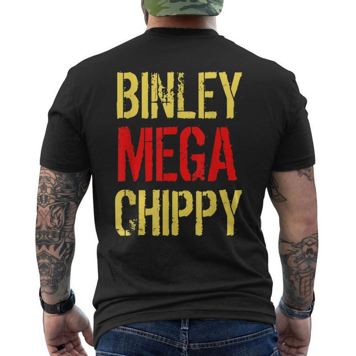 Binley Mega Chippy T Vintage Meme Song Chip Shop Men's T-shirt Back Print