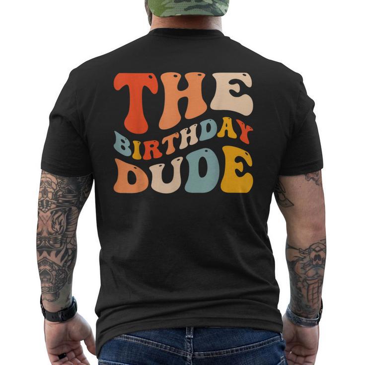 The Birthday Dude Boy Party Celebration Men's T-shirt Back Print