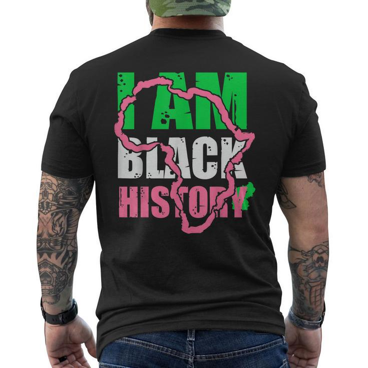 I Am Black History Aka Black History Month 2022 Mens Back Print T-shirt