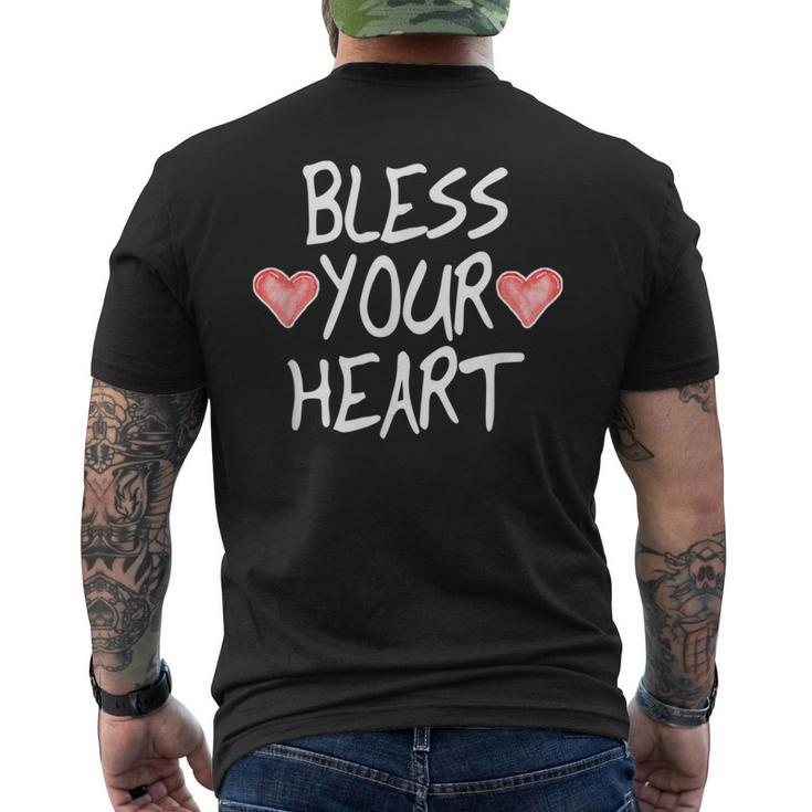 Bless Your Heart Southern Slang Men's T-shirt Back Print