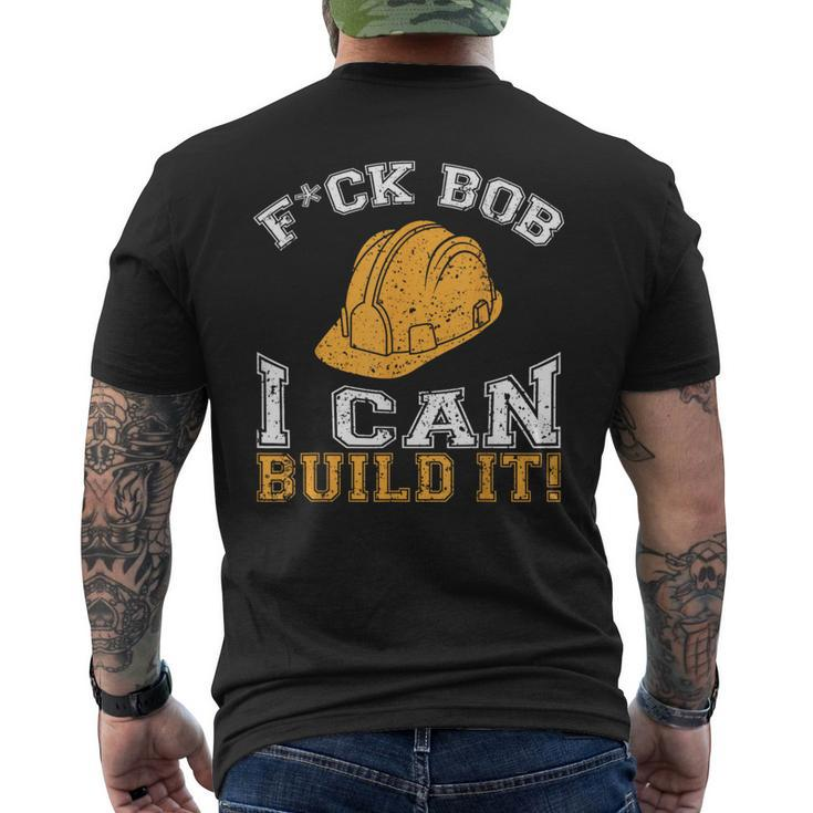 Bob Builder I Construction Worker Men's T-shirt Back Print