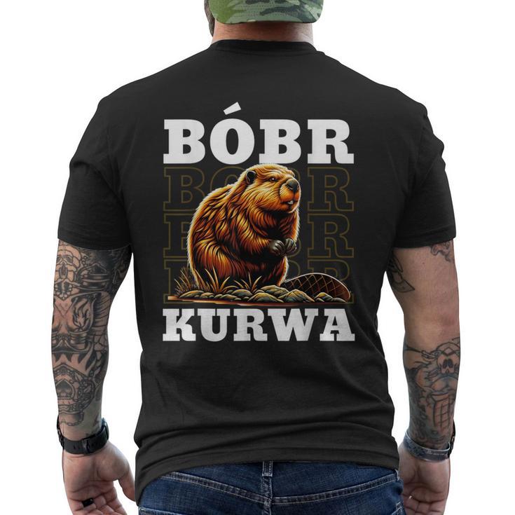 Bobr Kurwa Bober Bobr Meme T-Shirt mit Rückendruck