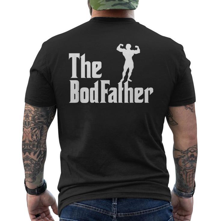 The Bod Father Weightlifting And Gym Fitness For Dads Men's T-shirt Back Print