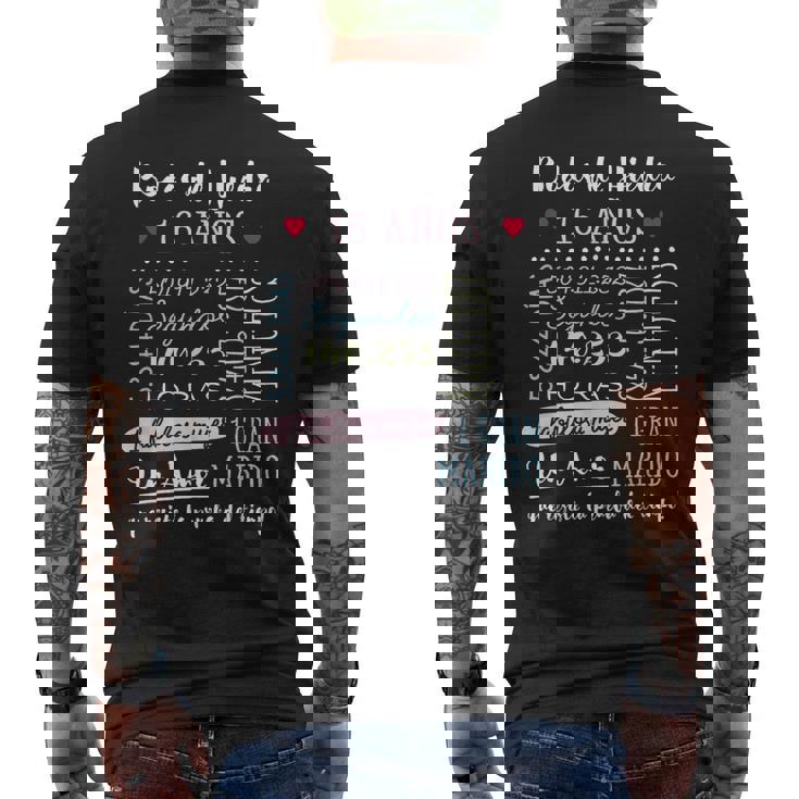Bodas De Hiedra 16 Años Aniversario De Boda Regalo Camiseta Hombre Estampado Espalda