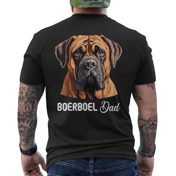 Boerboel Papa Dog Boerboel T-Shirt mit Rückendruck