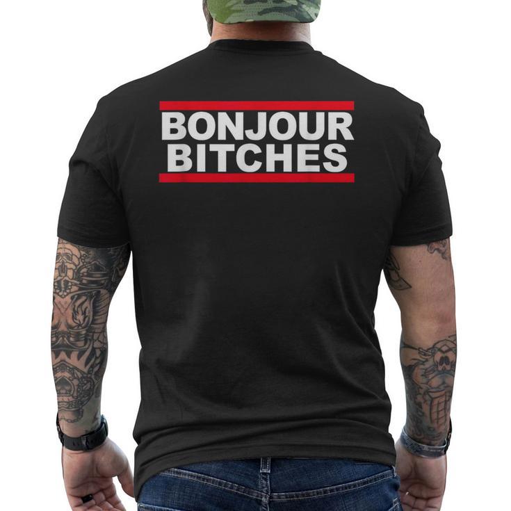 Bonjour Bitches T-Shirt mit Rückendruck