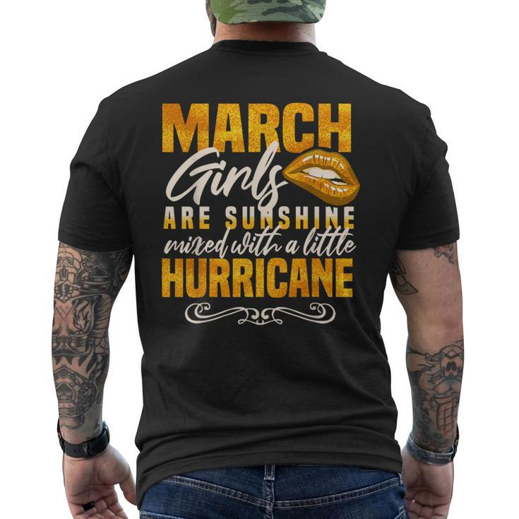 Born In March March Birthday Women Men's T-shirt Back Print