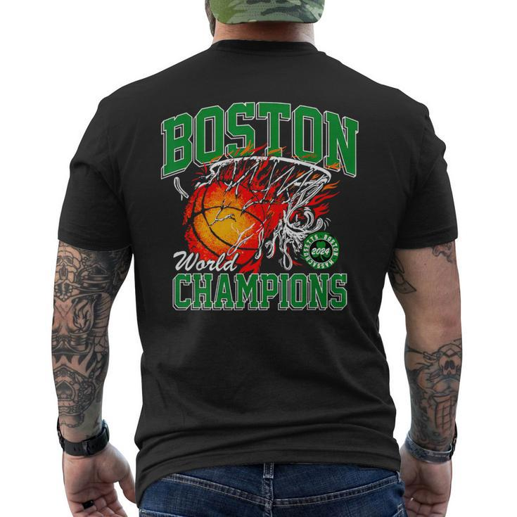 Boston World Champions 2024 Men's T-shirt Back Print