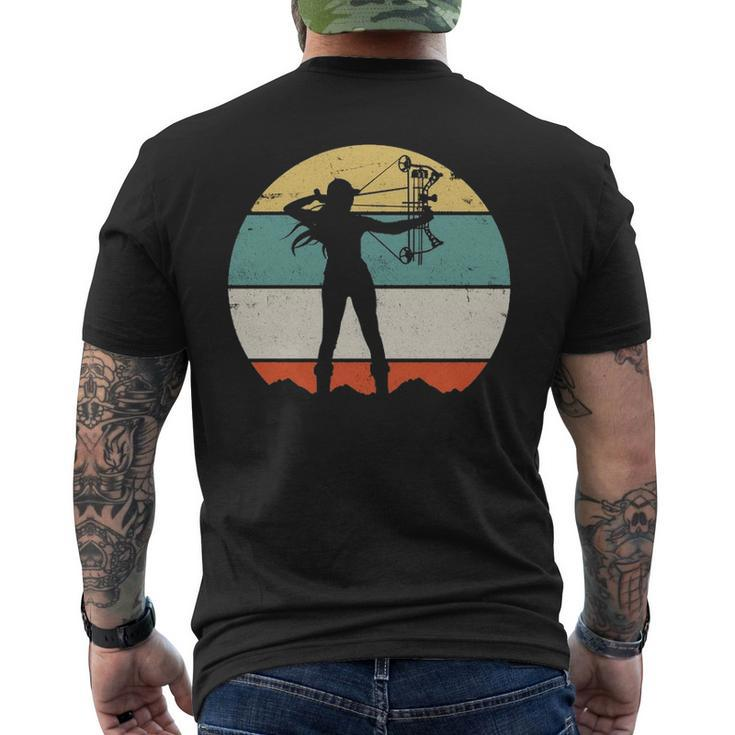 Bow Hunting Archery Men's T-shirt Back Print