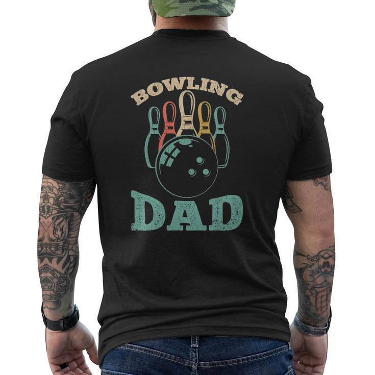 Bowling Dad Bowler Graphic For Father's Day Mens Back Print T-shirt