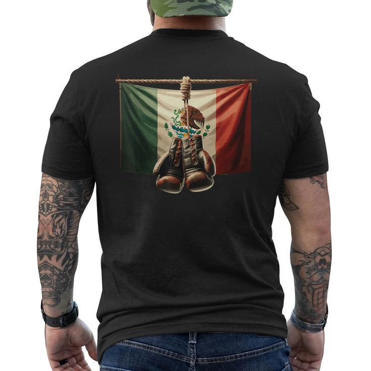 Boxing Mexico Men's T-shirt Back Print