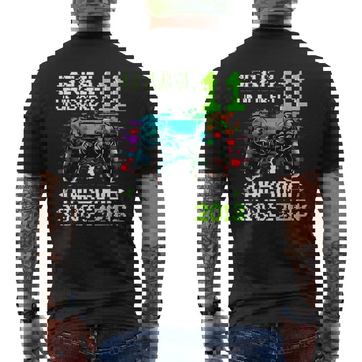 Boy Level 11 -Ideojuego Desbloqueado Para Cumpleaños Número 11 Camiseta Hombre Estampado Espalda