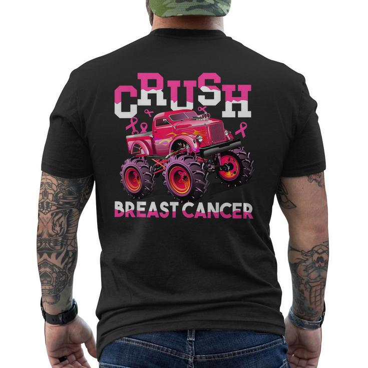 Boys Breast Cancer Awareness For Boys Kids Toddlers V3 Mens Back Print T-shirt