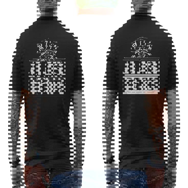Brasileño Jiu Jitsu Combatiente Bjj Artes Marciales Camiseta Hombre Estampado Espalda