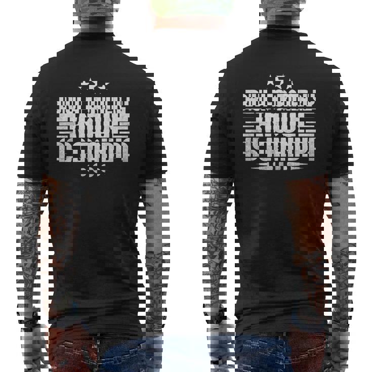 Bruh Formerly Known As Grandpa Vintage Father's Day Men's T-shirt Back Print