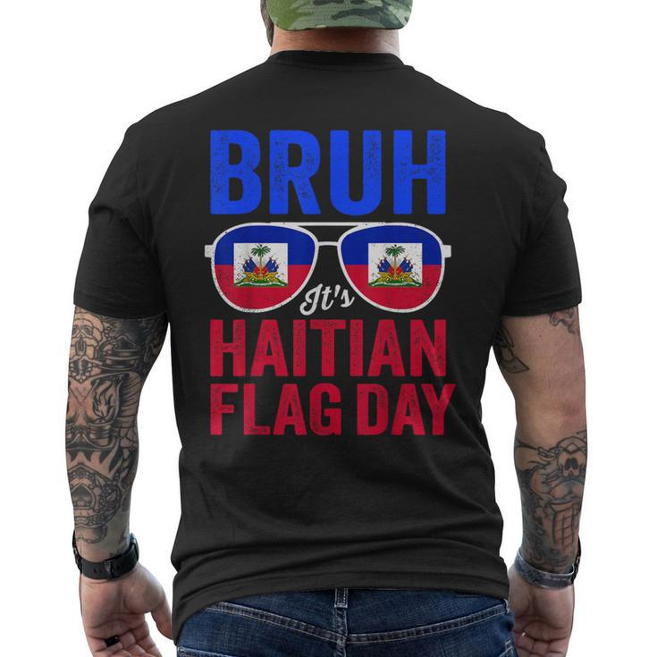 Bruh It's Haitian Flag Day Haiti Flag Boys Toddler Men's T-shirt Back Print