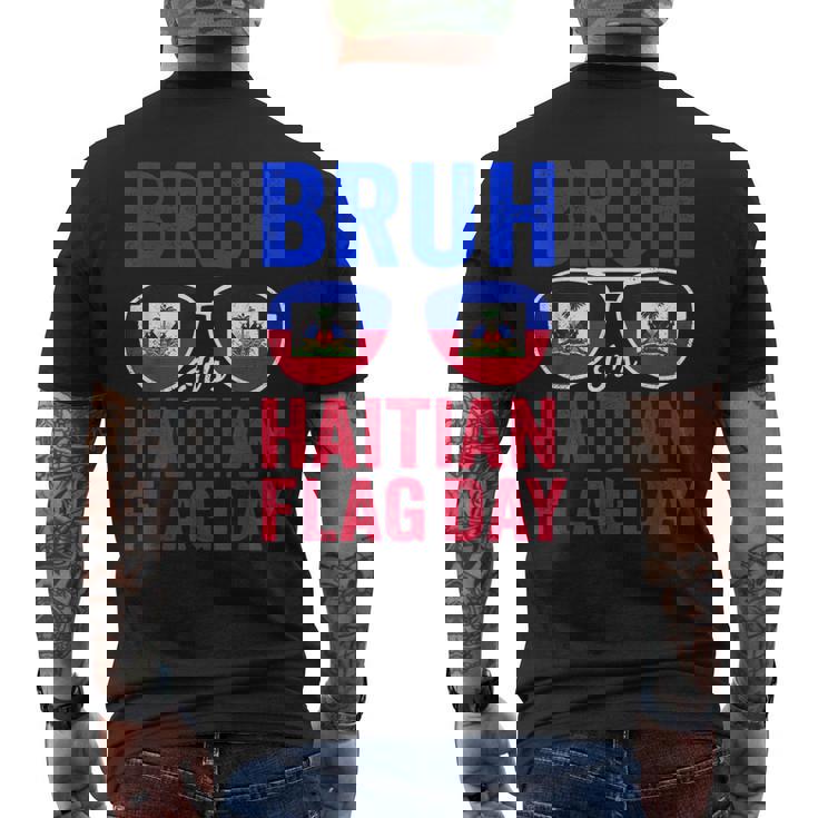 Bruh It's Haitian Flag Day Haiti Flag Boys Toddler Men's T-shirt Back Print