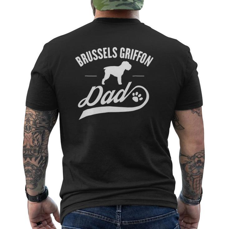 Brussels Griffon Dog Dad Dog Owner Lover Mens Back Print T-shirt