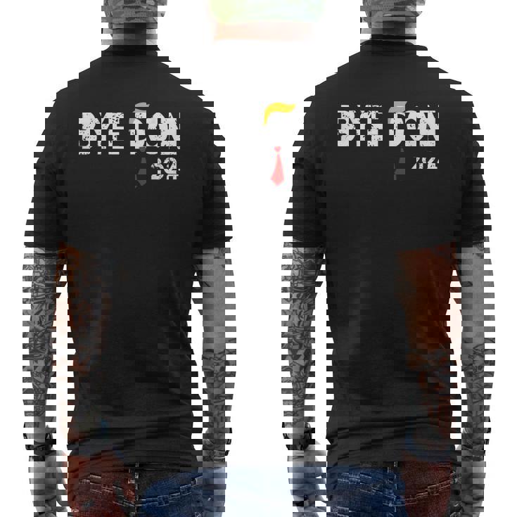 Bye Don Trump Anti Trump Biden 2024 Men's T-shirt Back Print