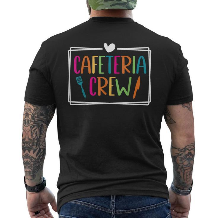 Cafeteria Crew Lunch Ladies Back To School Lunch Lady Squad Men's T-shirt Back Print