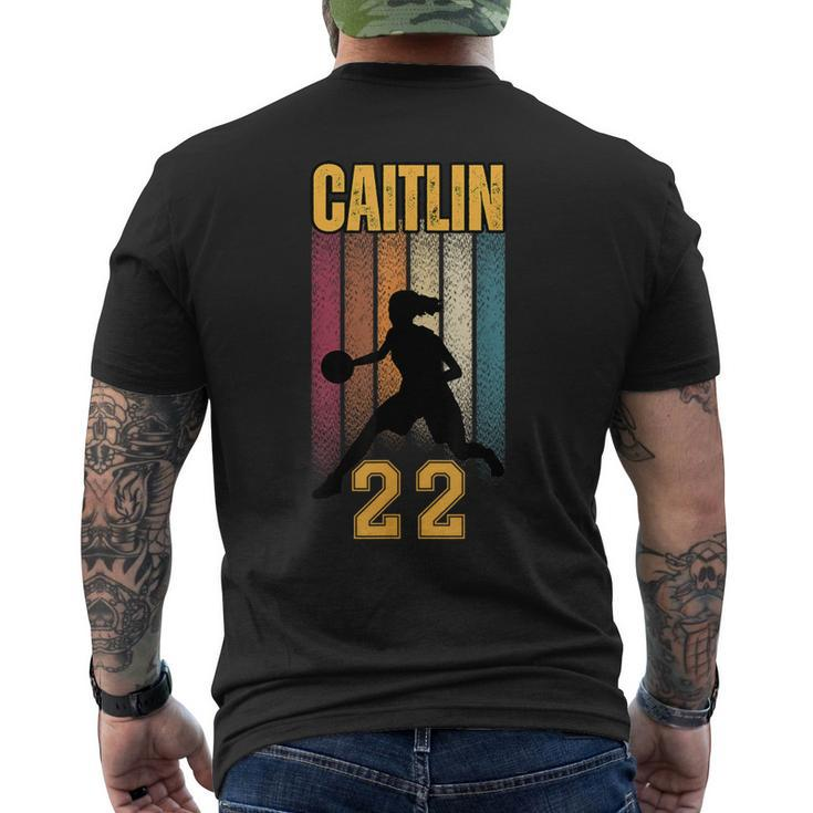 Caitlin Basketball 22 For Basketball Lovers Men's T-shirt Back Print