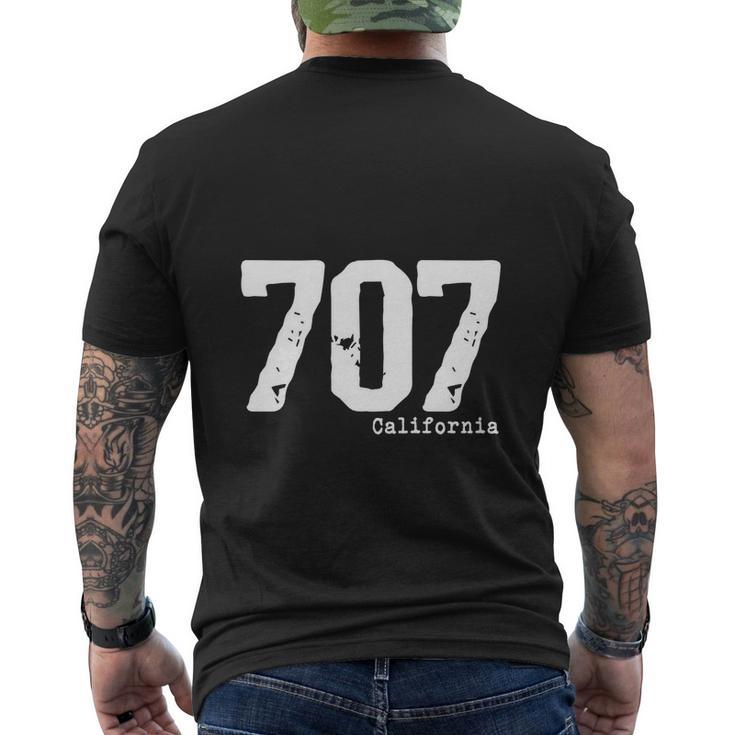 California 707 Area Code Shirt Californian Pride Mens Back Print T-shirt -  Thegiftio