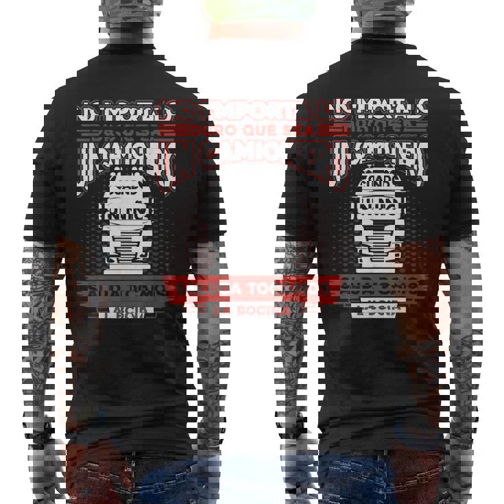 Camión Conductor Camioneros Camiones Diese Camionero Camiseta Hombre Estampado Espalda