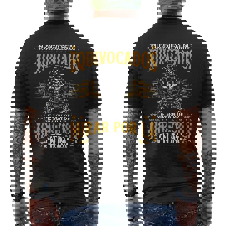 Camión Divertido Camionero Pagan Por Mirar Por Laentana Camiseta Hombre Estampado Espalda
