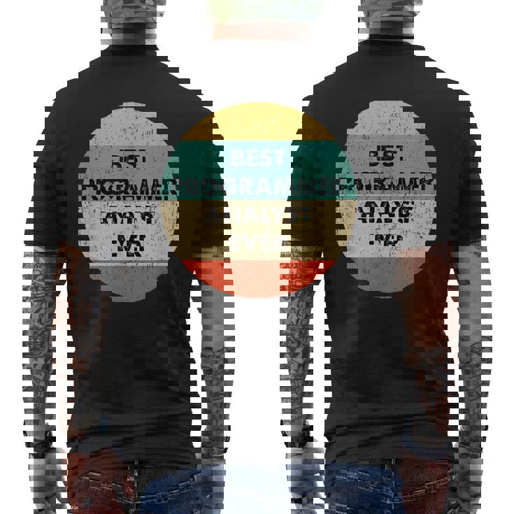 Camisa De Analista Programador Mejor Analista Programador Camiseta Hombre Estampado Espalda