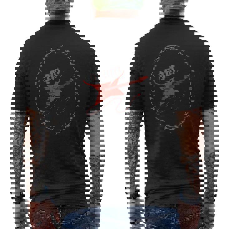 Camisa Heavy Rock Band Para Hombre Guitarra Djent Manga Larga Camiseta Hombre Estampado Espalda