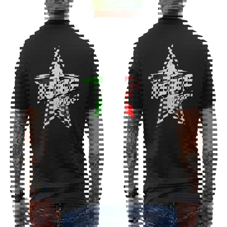 Camisa Original Italiana Camisa De Bandera De Italia Orgulloso Para Hombre Italiano Camiseta Hombre Estampado Espalda