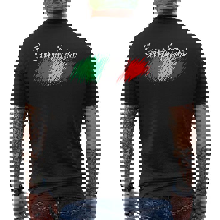 Campobasso Italia Bandera Italia Souvenir Regalo A Juego Italiano Camiseta Hombre Estampado Espalda