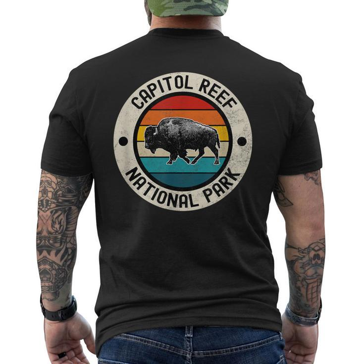 Capitol Reef National Park Vintage Men's T-shirt Back Print